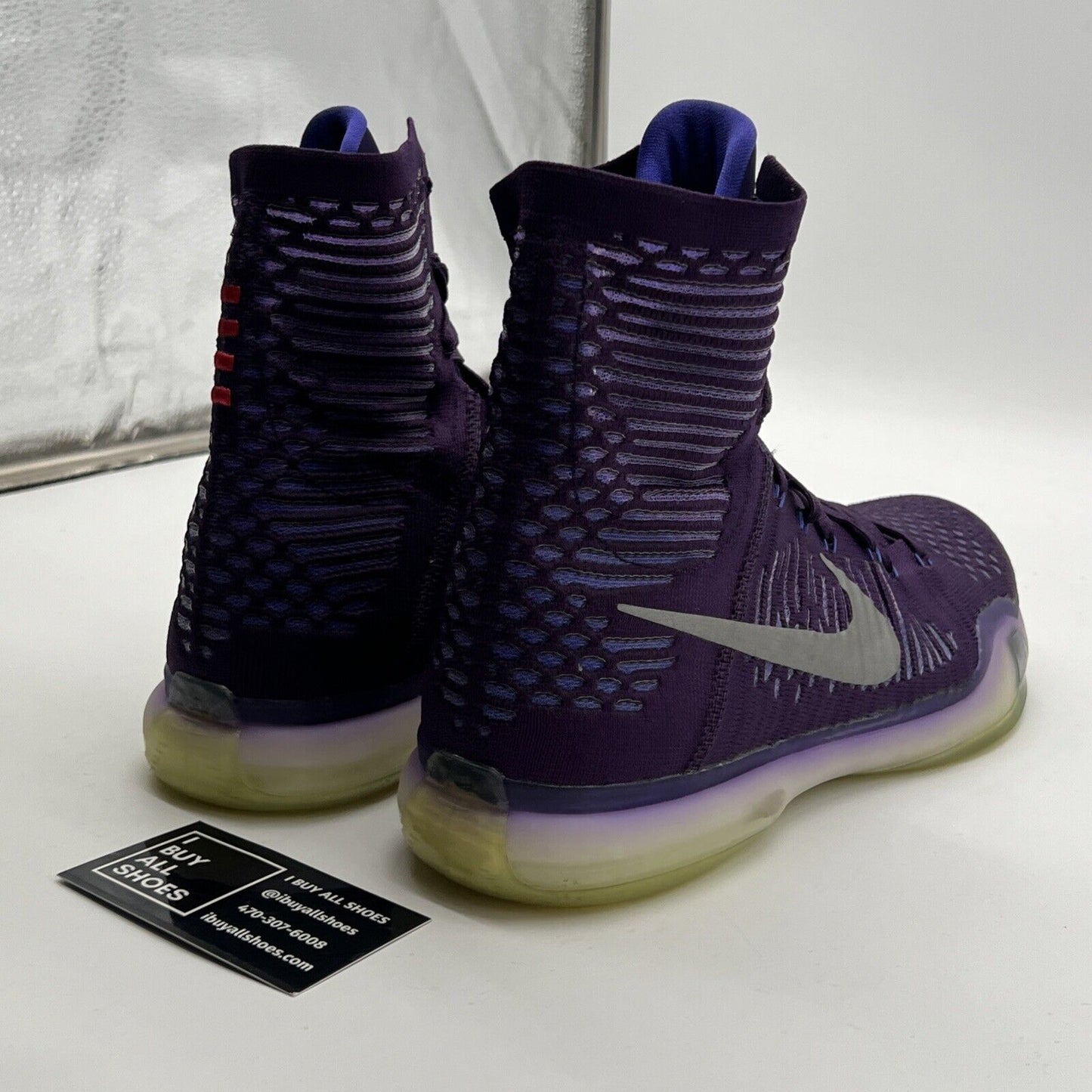 Size 10 - Nike Kobe 10 Elite Team Purple Red (718763-505)