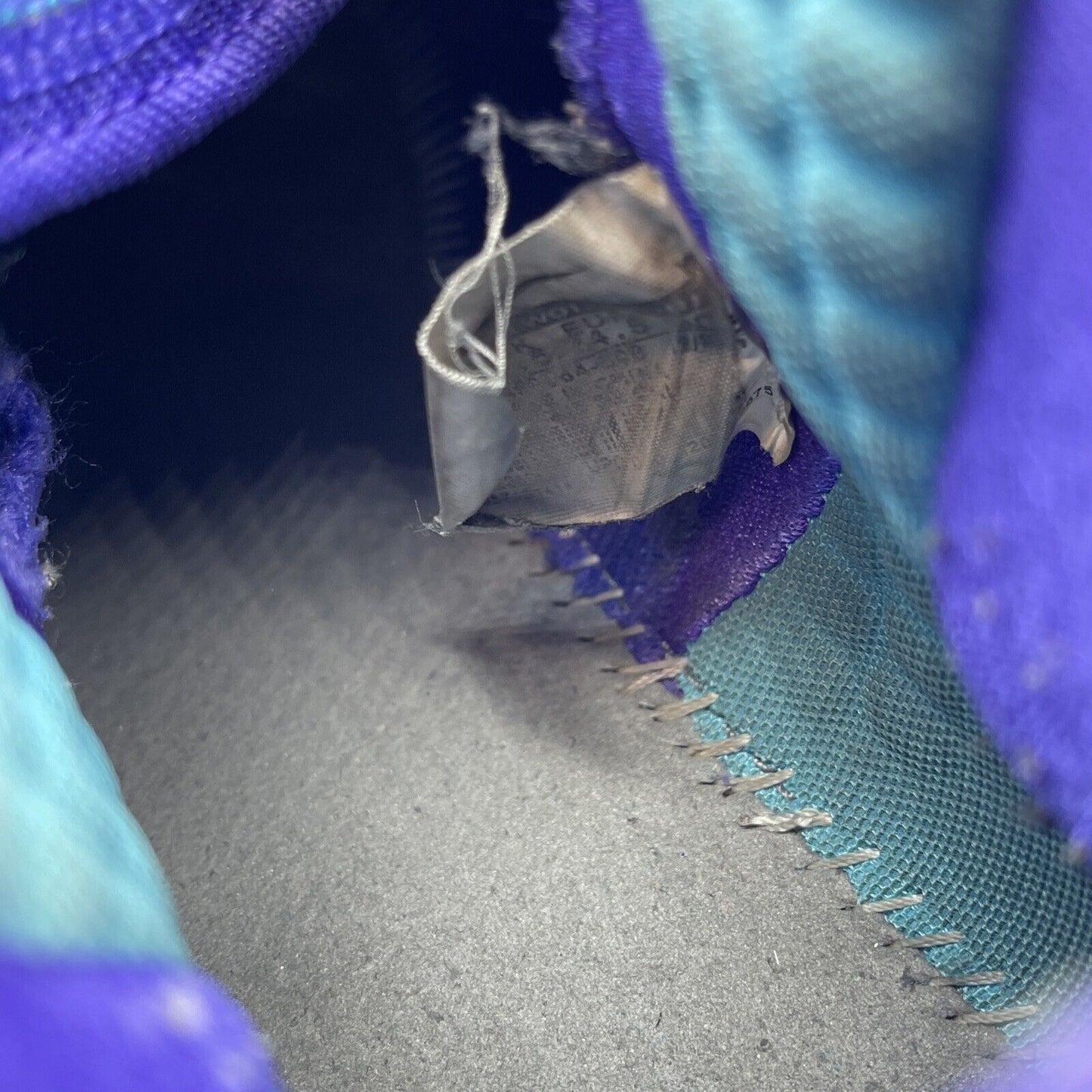 Size 10.5 - Nike LeBron 9 Summit Lake Hornets Purple Suede Leather (469764-500)