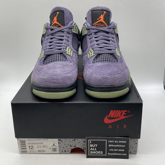 Size 12W - Air Jordan 4 Retro Mid Canyon Purple (AQ9129-500)