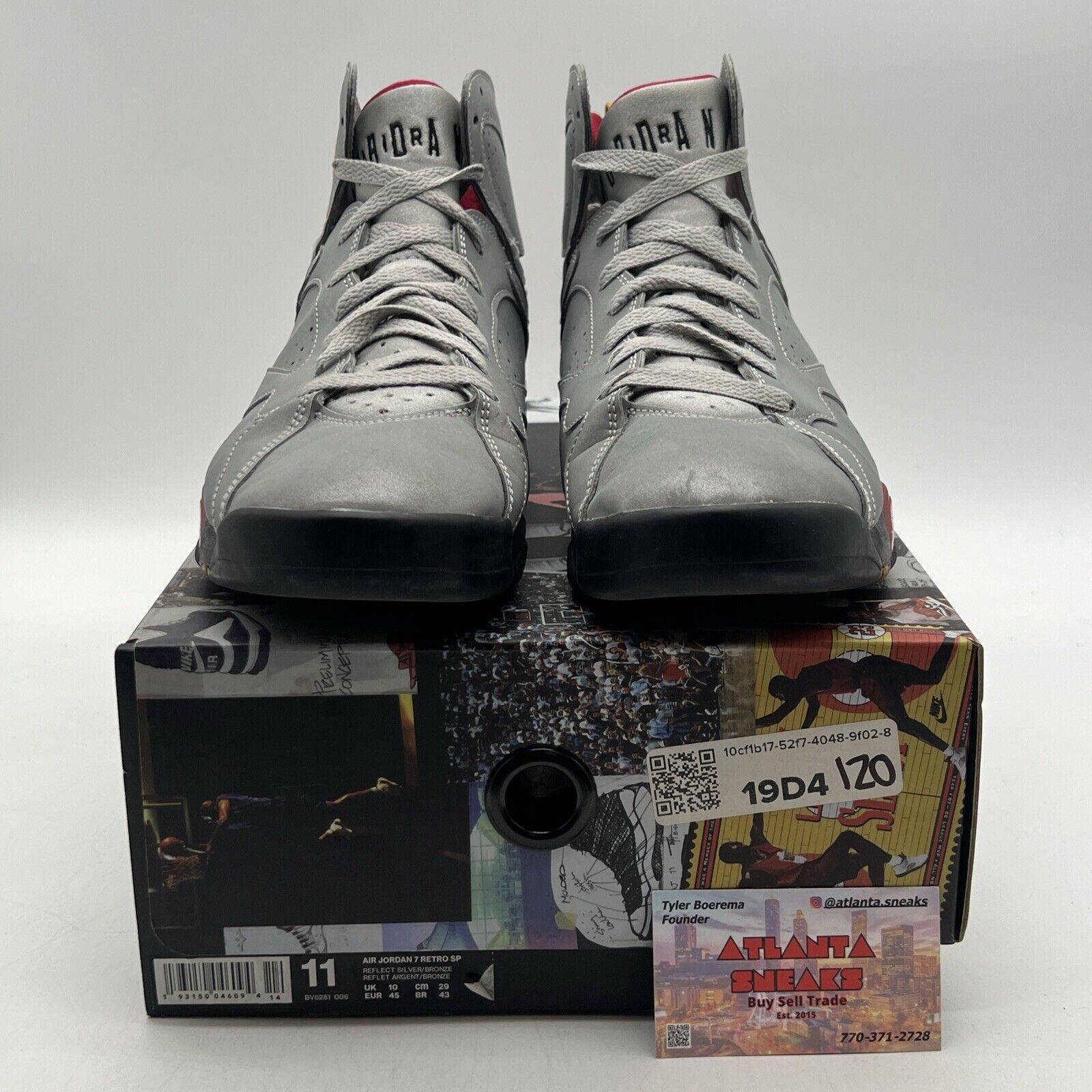Size 11 - Air Jordan 7 Retro SP Reflections Of A Champion Grey Red (BV6281-006)