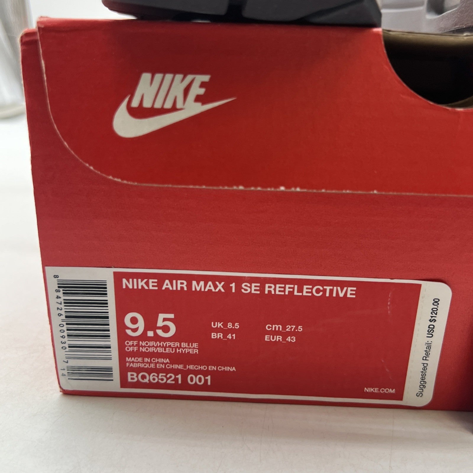 Size 9.5 - Nike Air Max 1 Safari (BQ6521-001)