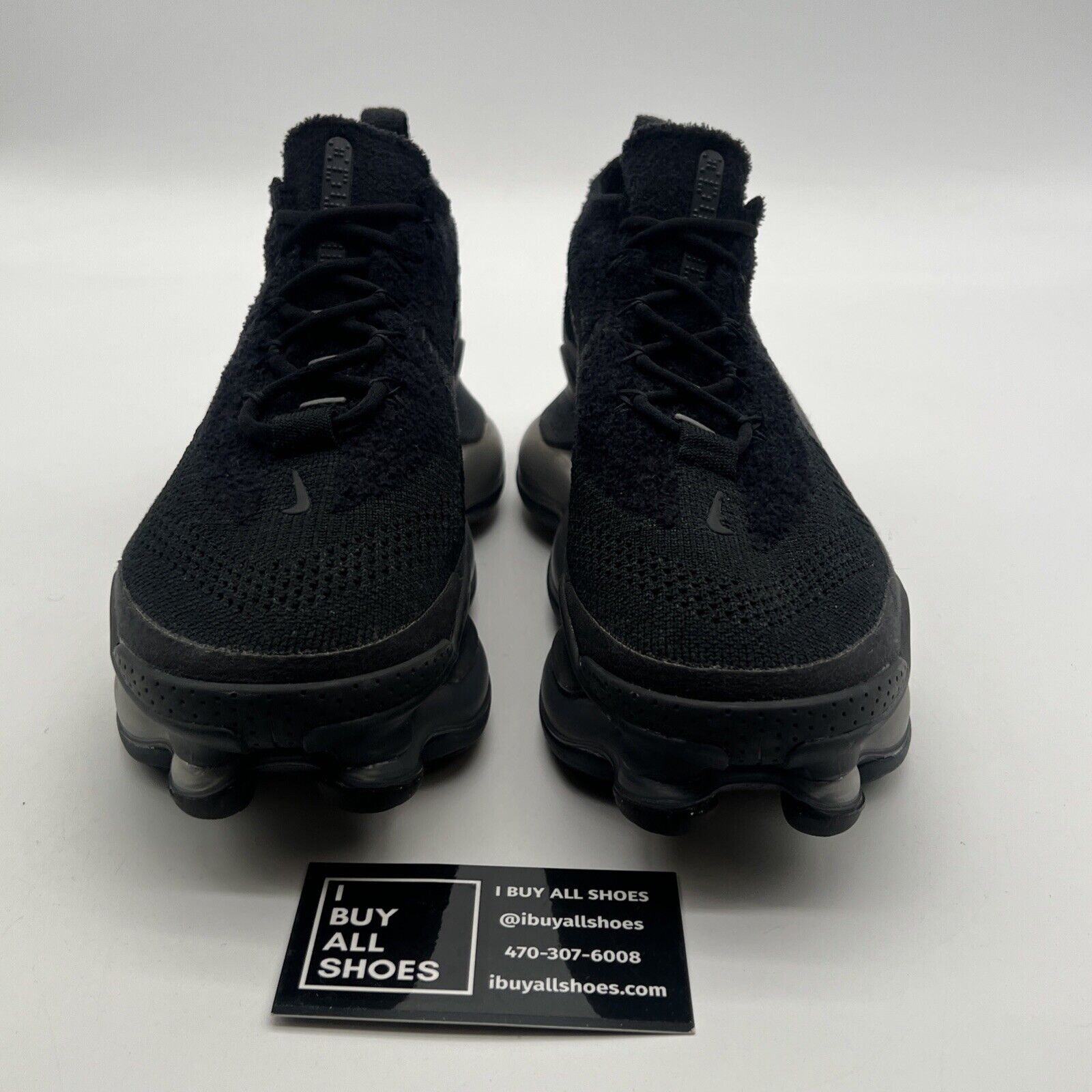 Size 8 - Nike Air Max Scorpion Flyknit Triple Black (DJ4701-003)
