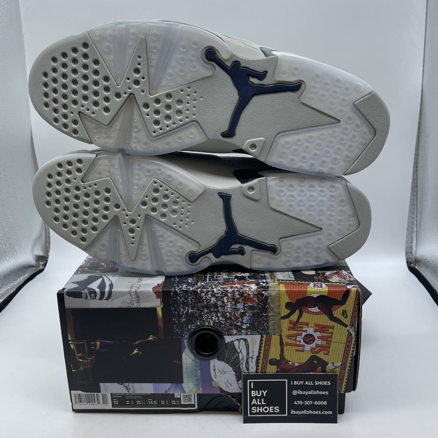 Size 13 - Air Jordan 6 Retro Mid Georgetown (CT8529-012)