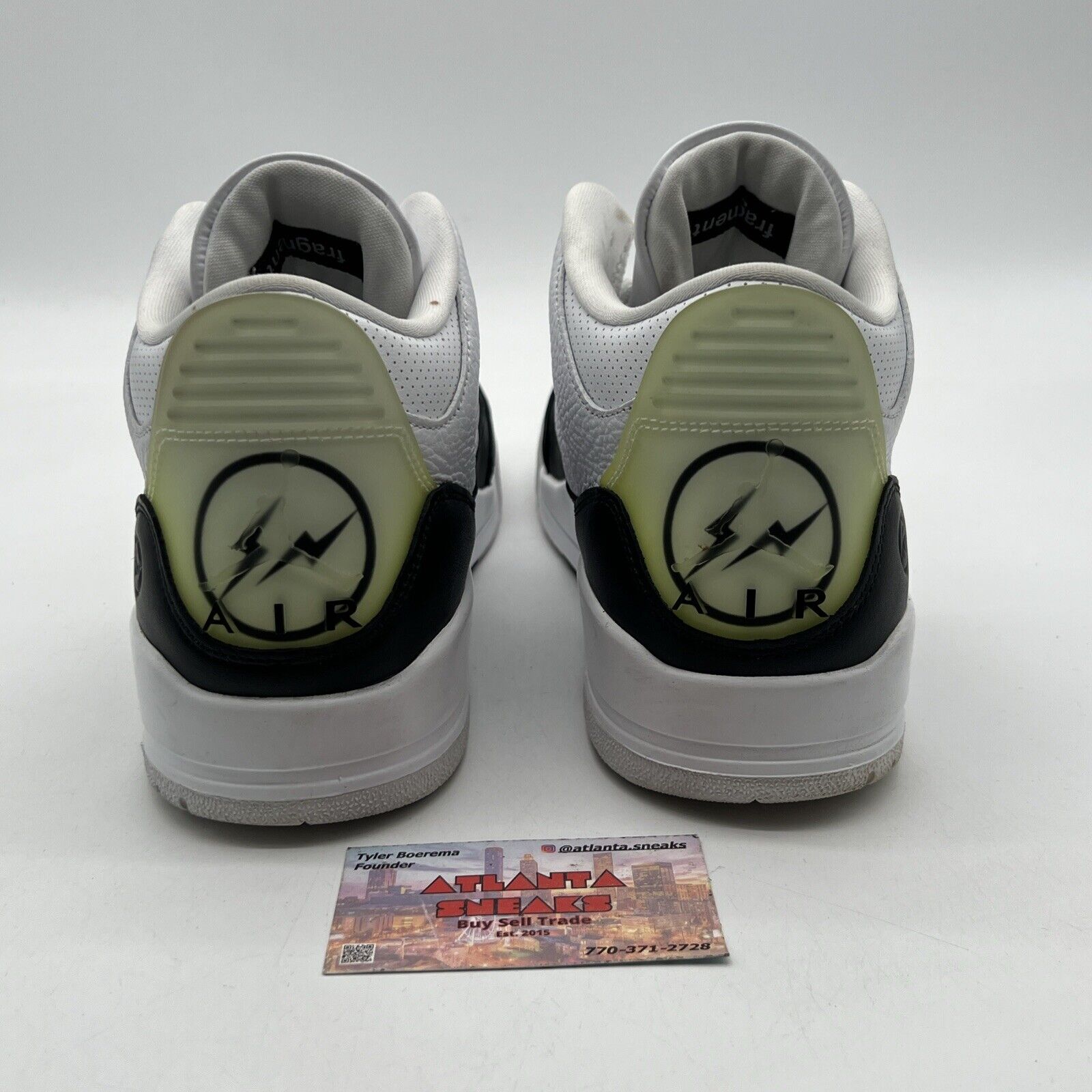 Size 12 - Jordan 3 Retro SP x Fragment Design Mid White Black (DA3595-100)