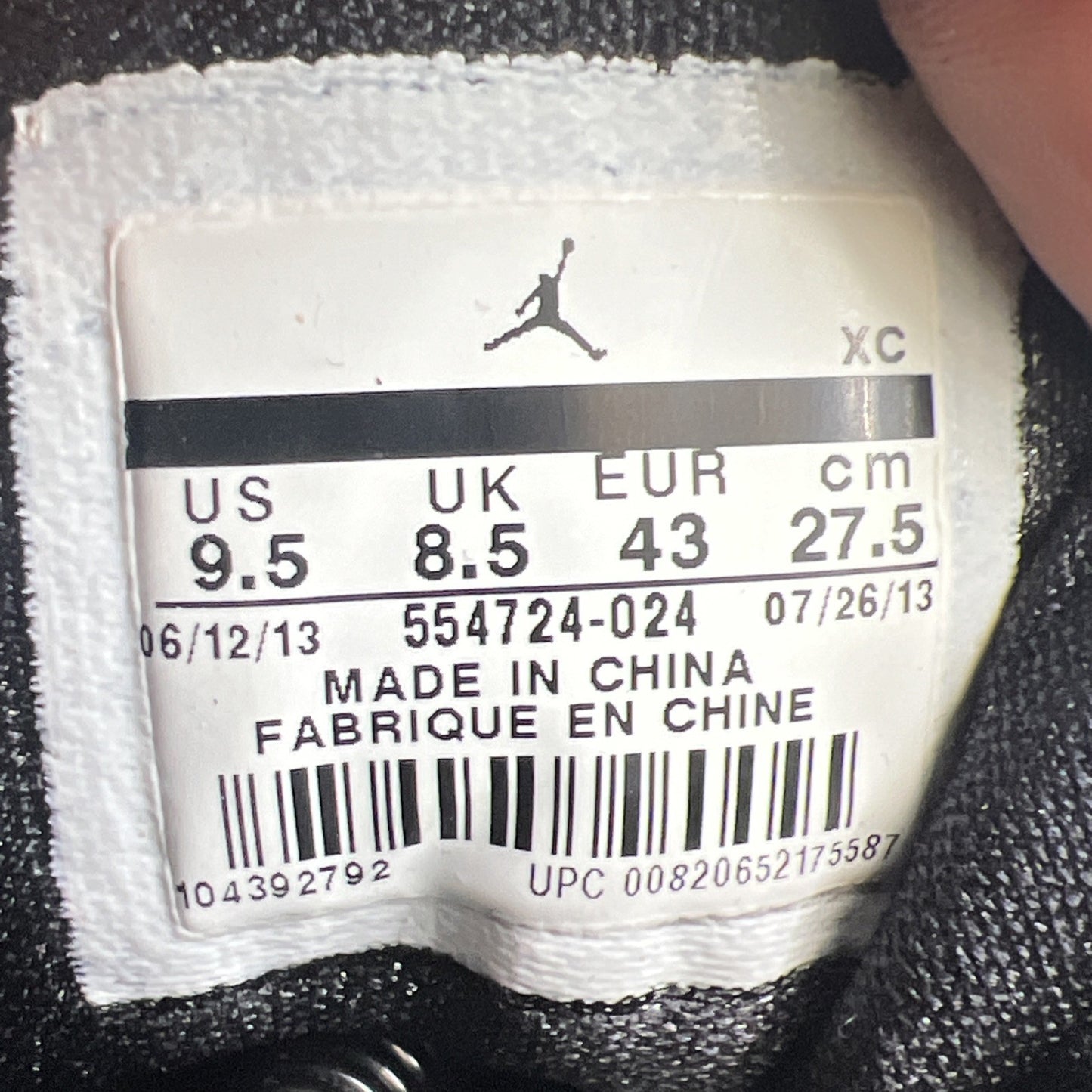 Size 9.5 - Air Jordan 1 Mid Gym Red (554724-024)