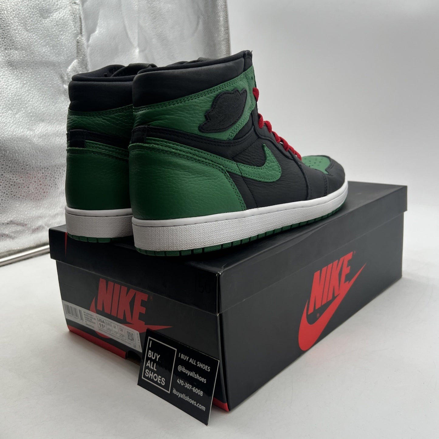 Size 11.5 - Air Jordan 1 Retro OG High Pine Green 2.0 (555088-030)