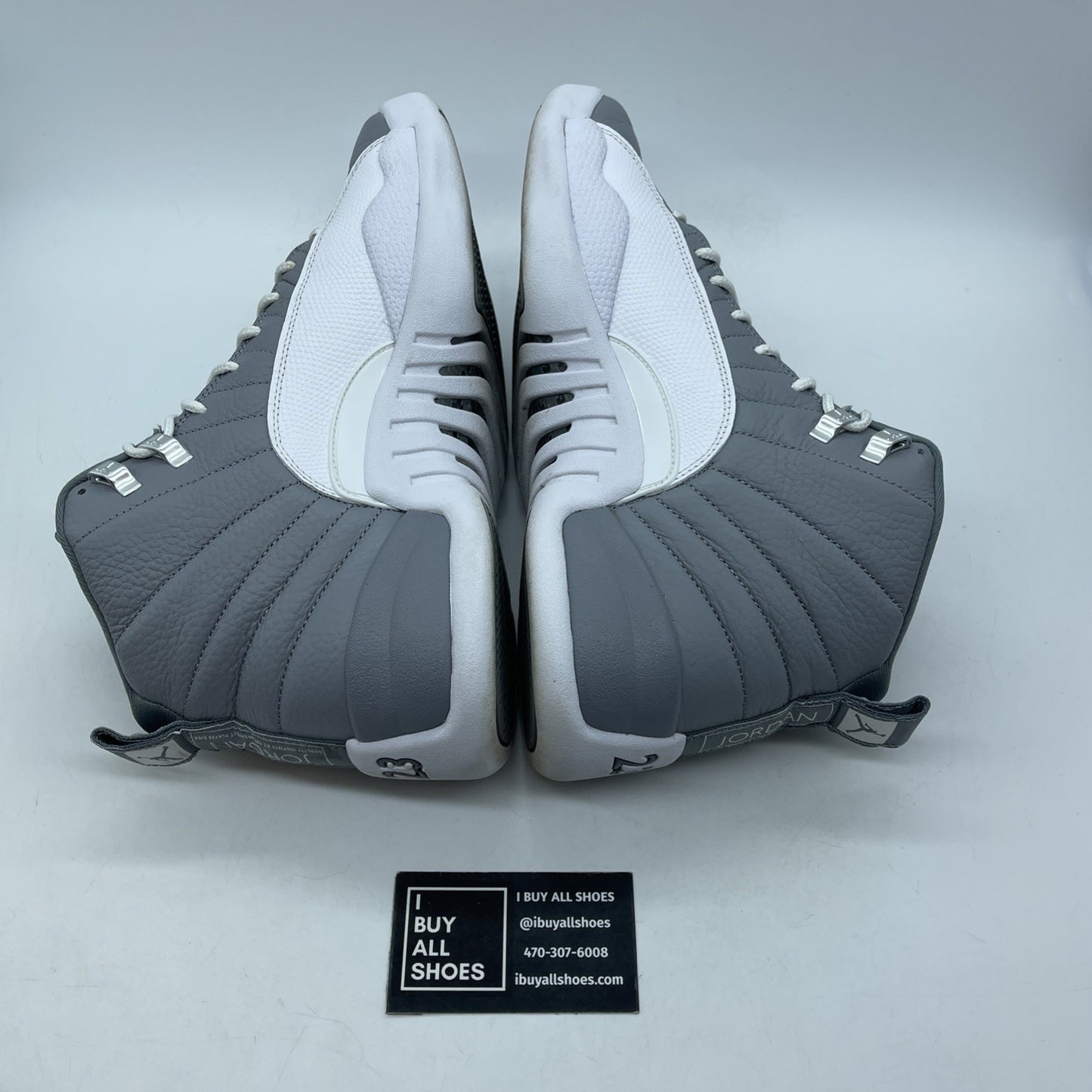 Size 11 - Jordan 12 Stealth 2022 Grey White Leather (CT8013-015)