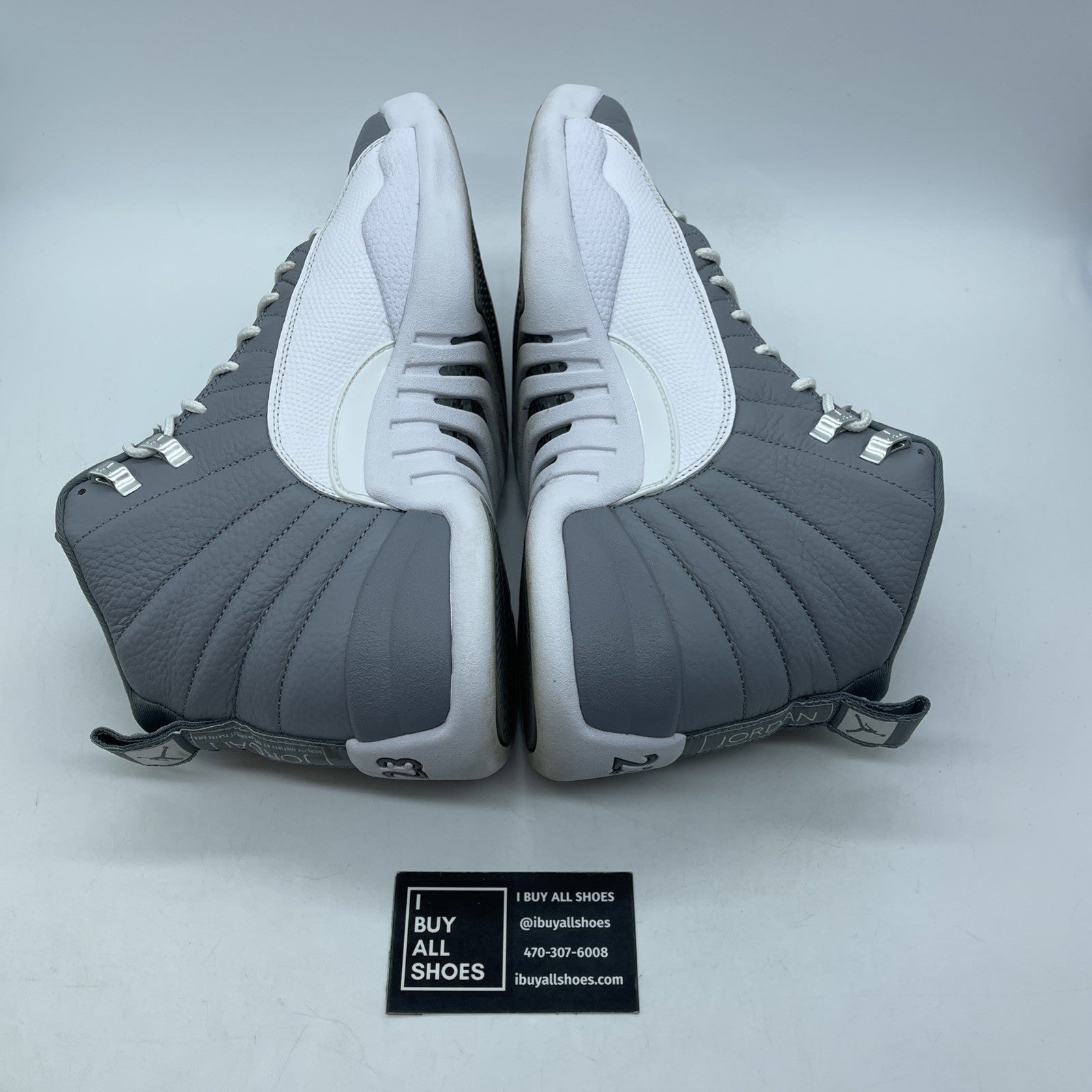 Size 11 - Jordan 12 Stealth 2022 Grey White Leather (CT8013-015)