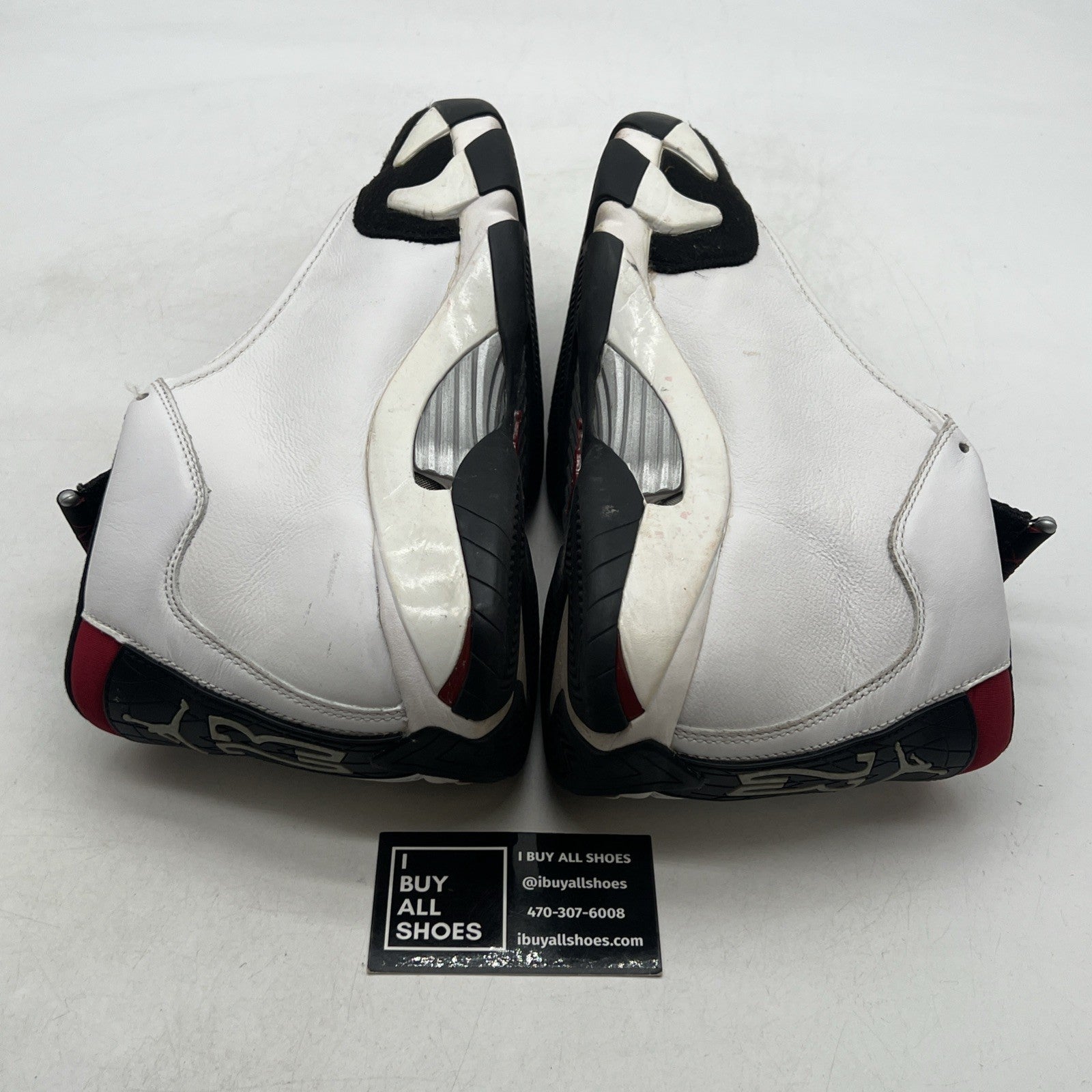 Size 10.5 - Air Jordan 14 Retro 2014 Black Toe (487471-102)