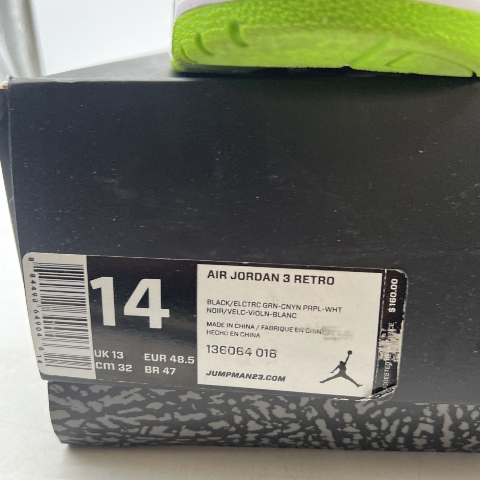 Size 14 - Air Jordan 3 Retro Joker (136064-018)
