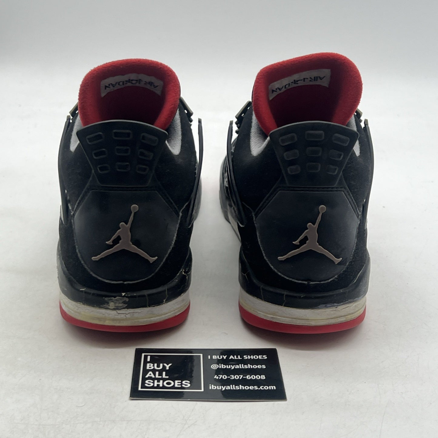 Size 11.5 - Air Jordan 4 Retro bred release 2012 (308497-003)