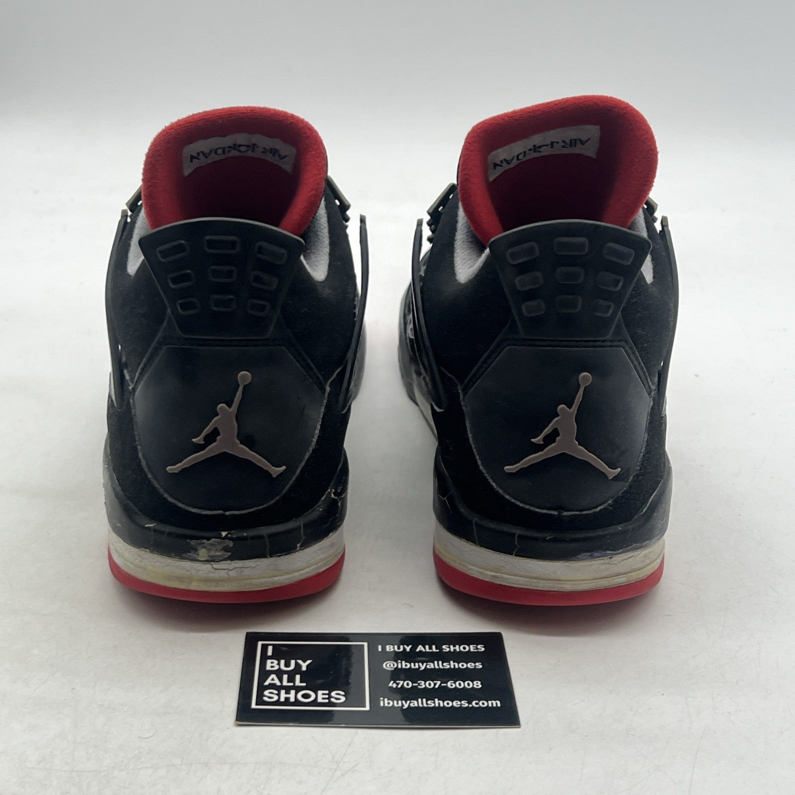 Size 11.5 - Air Jordan 4 Retro bred release 2012 (308497-003)