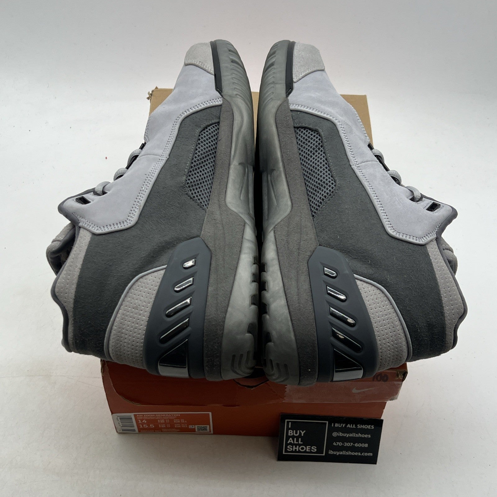 Size 14 - Nike Air Zoom Generation Retro Dark Grey (DR0455-001)