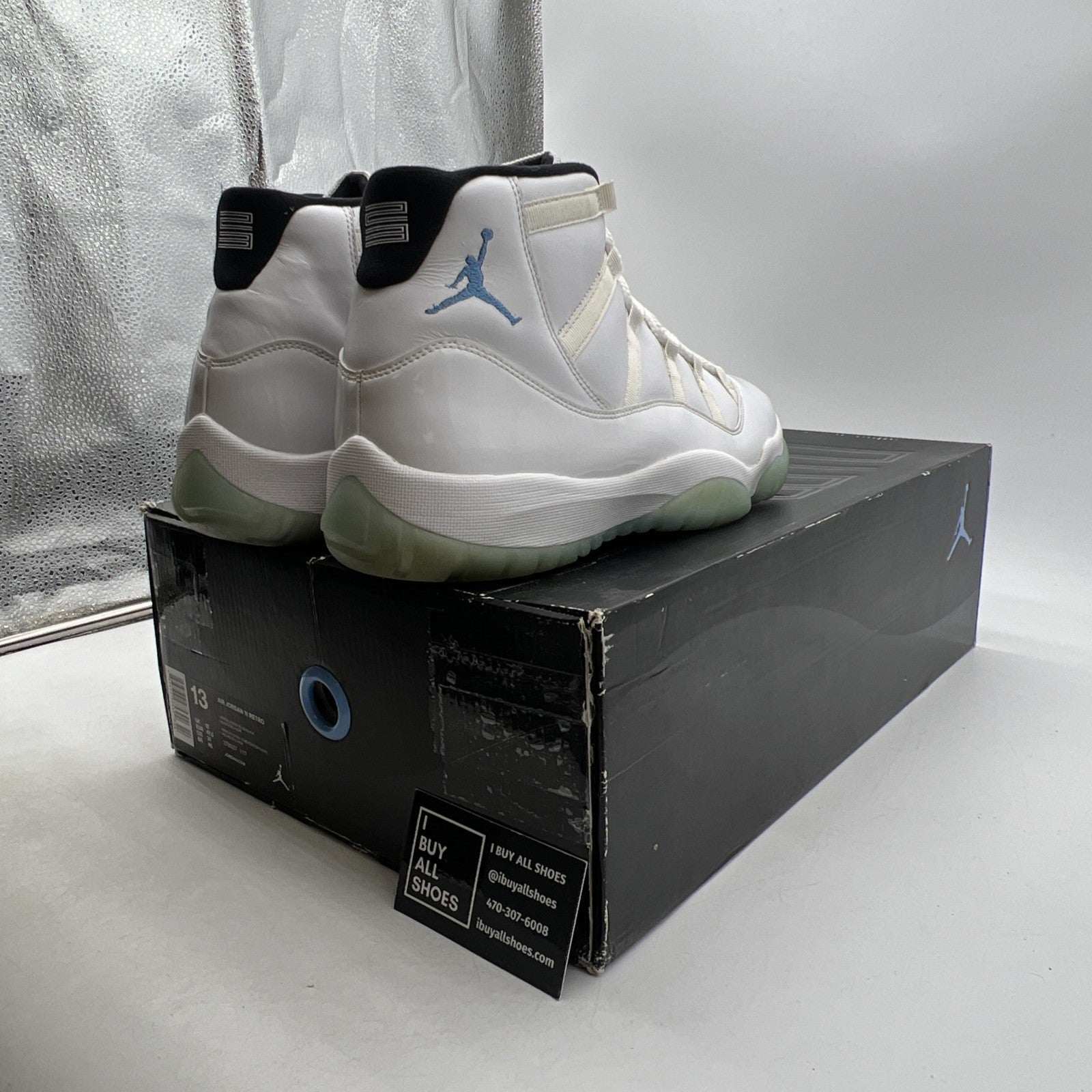 Size 13 - Air Jordan 11 Retro High Legend Blue (378037-117)