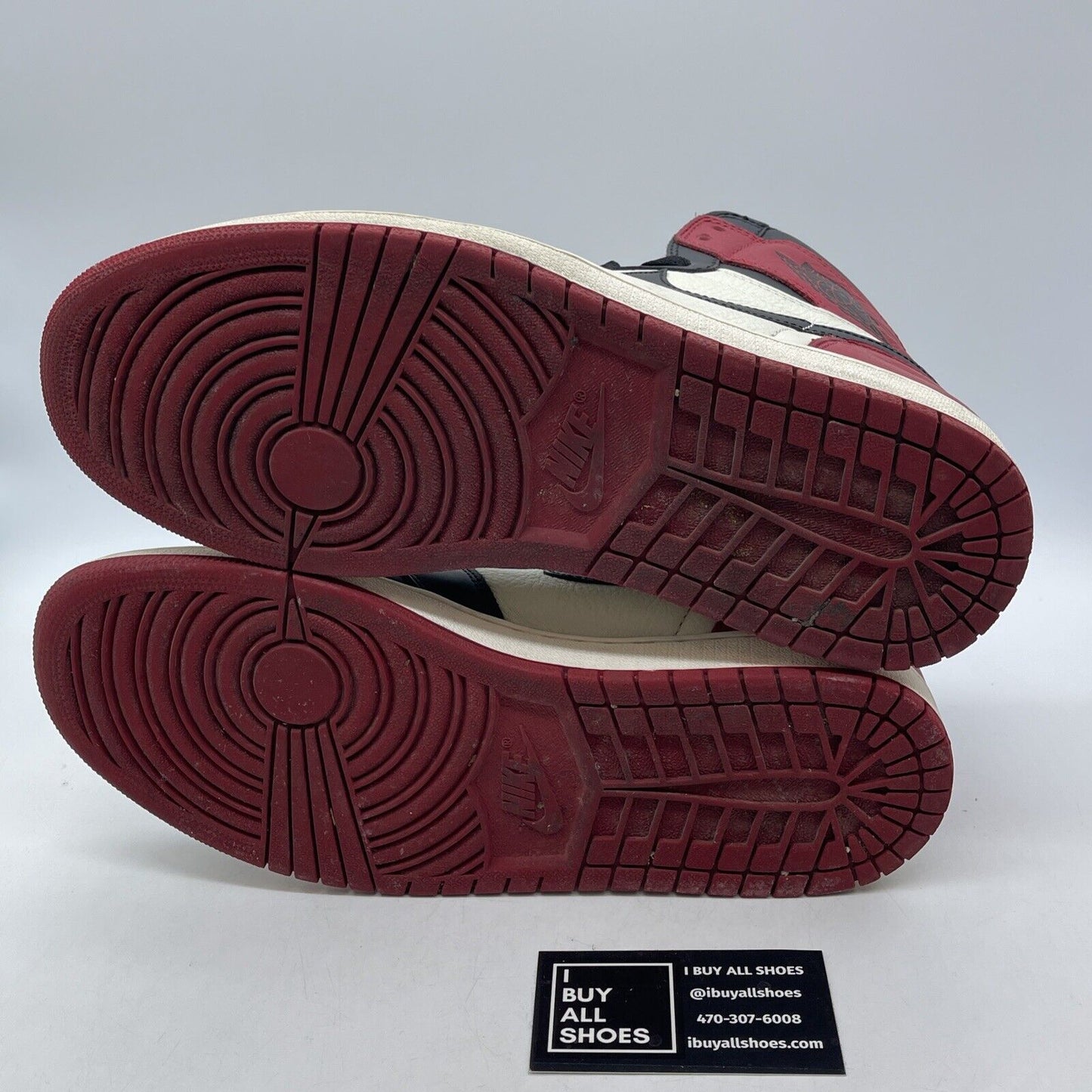 Size 11 - Jordan 1 Retro OG High Bred Toe Red Black White Leather (555088-610)