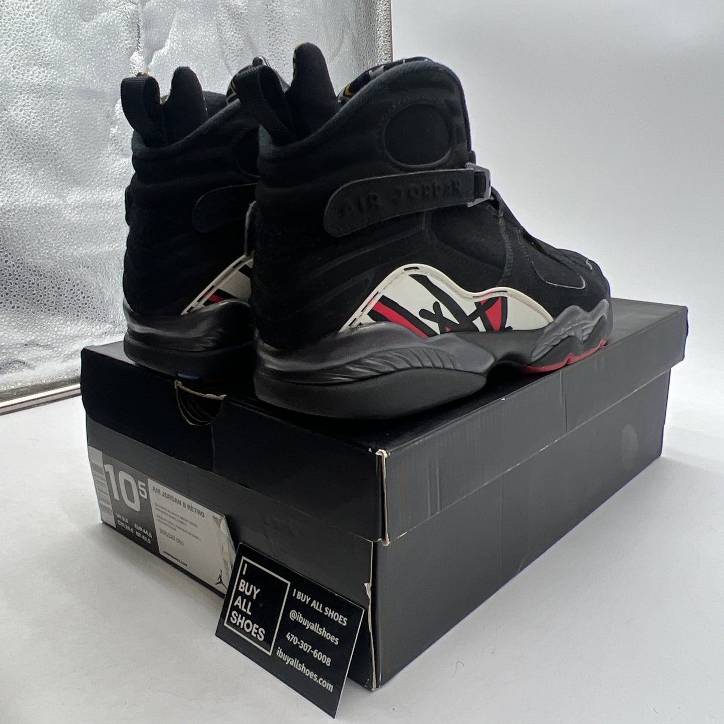 Size 10.5 - Air Jordan 8 Retro 2013 Playoff (305381-061)