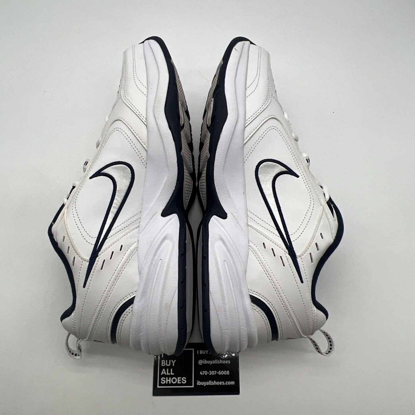 Size 12.5 - Nike Air Monarch IV 4E Wide White (416355-102)