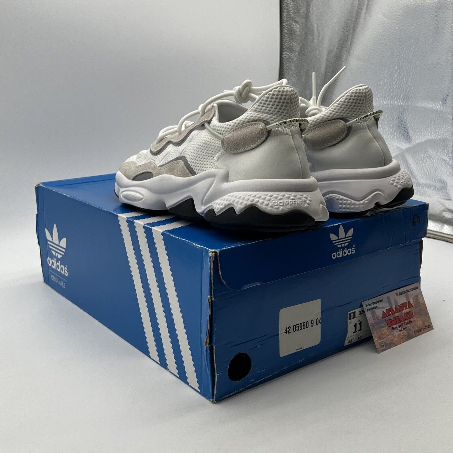 Size 11 - Adidas Ozweego Cloud White (EE6464)