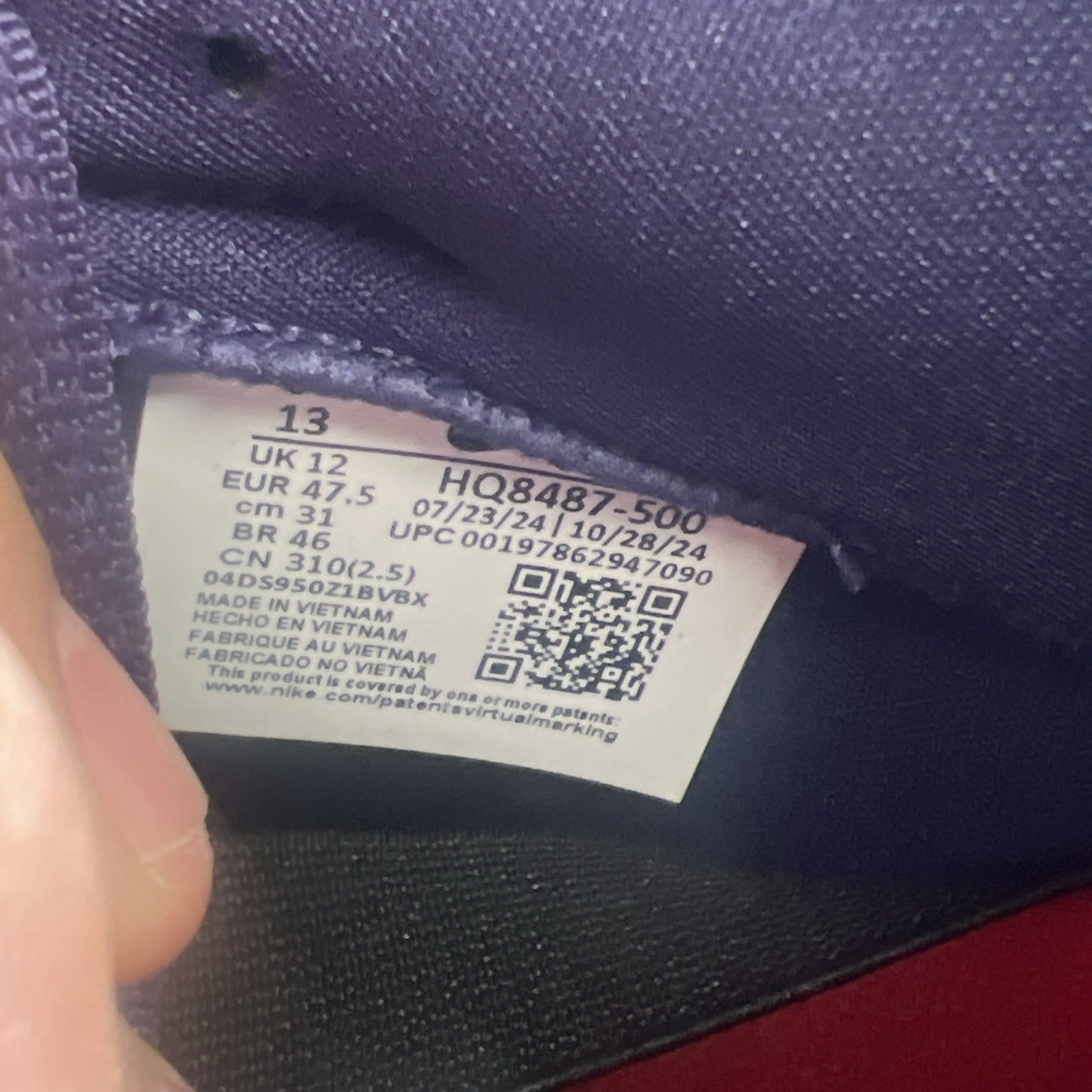 Size 13 - Nike Supreme x Dunk SB Low Ink (HQ8487-500)