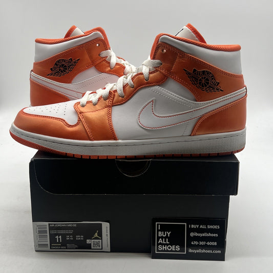 Size 11 - Air Jordan 1 SE Mid Electro Orange (DM3531-800)