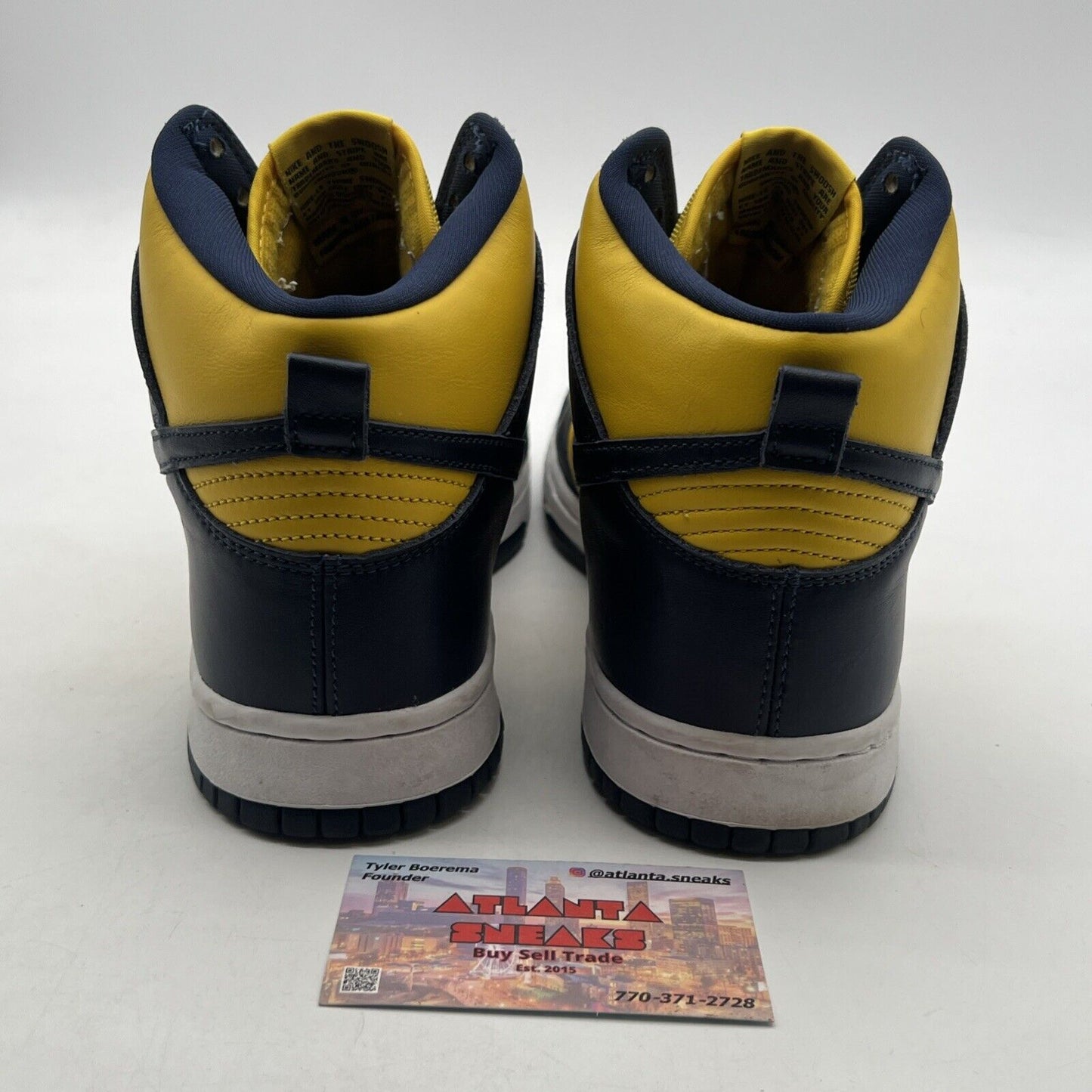 Size 9.5 - Nike Dunk SP 2020 High Michigan (CZ8149-700)