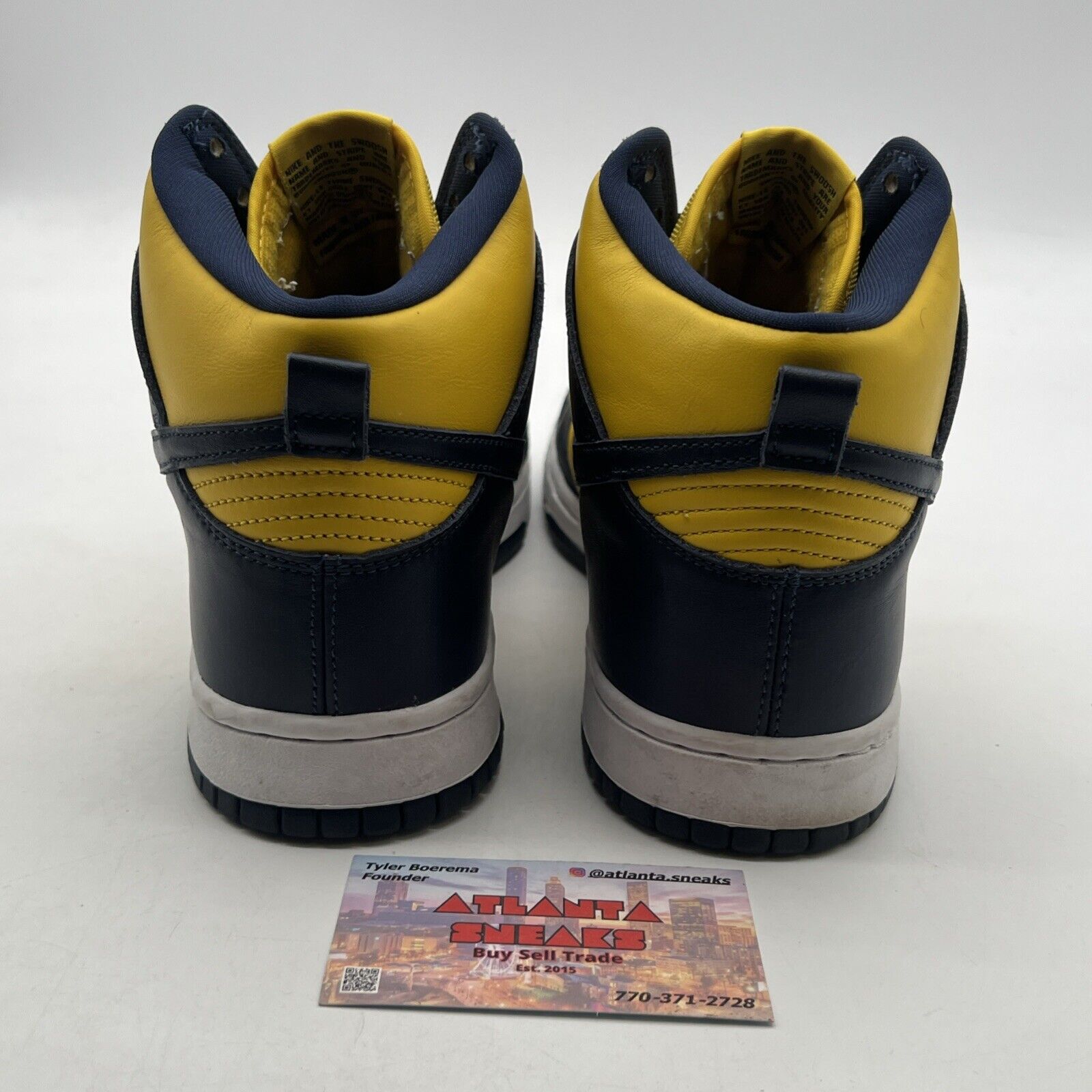 Size 9.5 - Nike Dunk SP 2020 High Michigan (CZ8149-700)