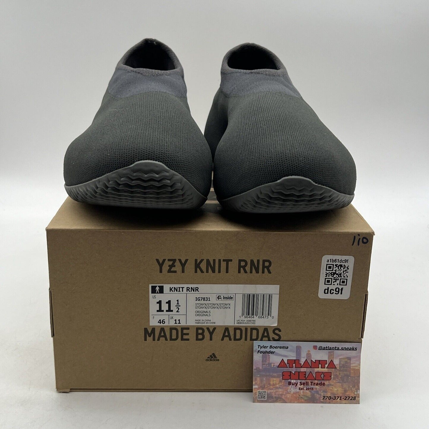 Size 11.5 - adidas Yeezy Knit Runner Stone Onyx (IG7831)