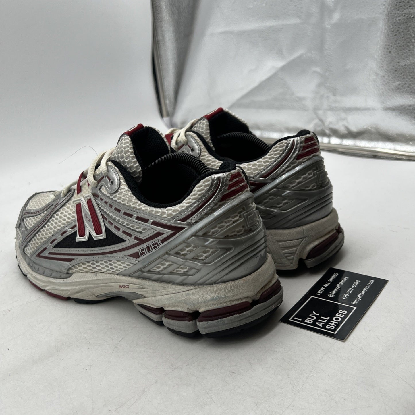 Size 12 - New Balance 1906R Silver Classic Crimson (M1906REA)