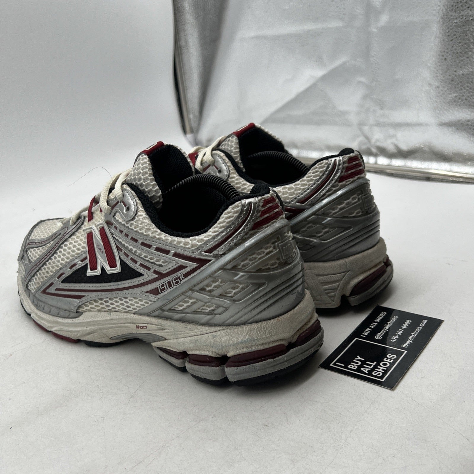 Size 12 - New Balance 1906R Silver Classic Crimson (M1906REA)