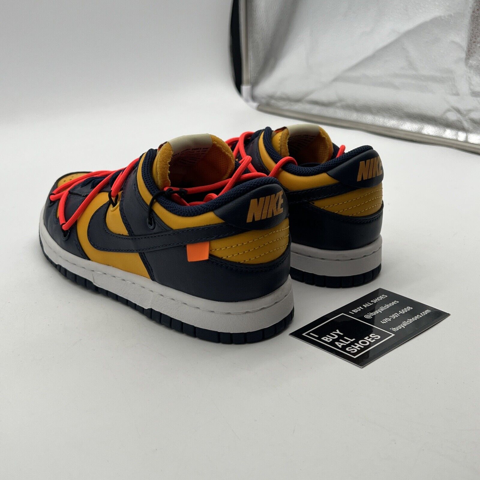 Size 4 - Nike Dunk Low x OFF-WHITE University Gold (CT0859-700)