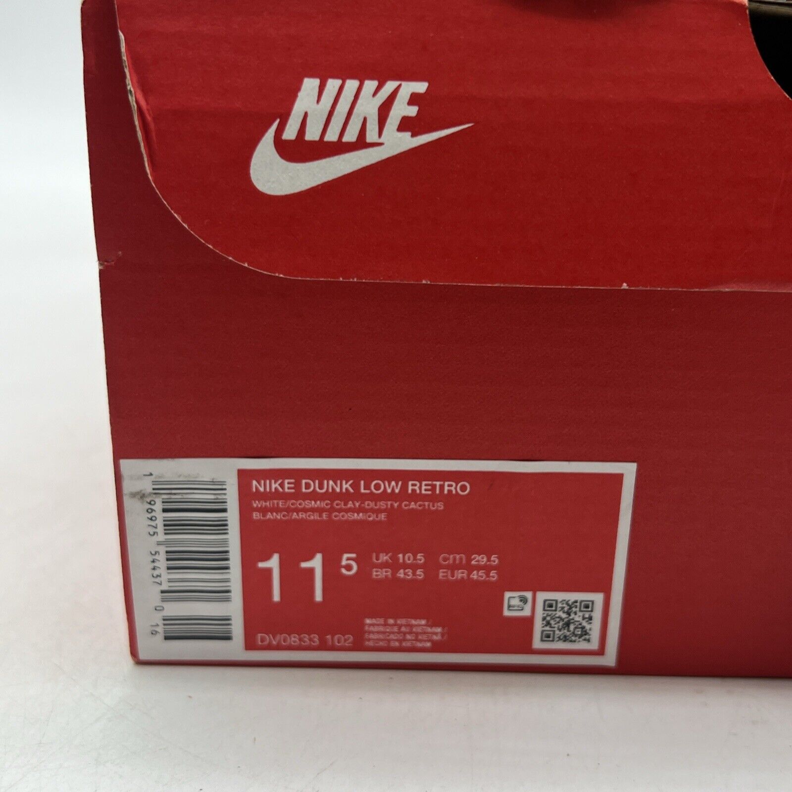 Size 11.5 - Nike Dunk Low Miami Dolphins (DV0833-102)
