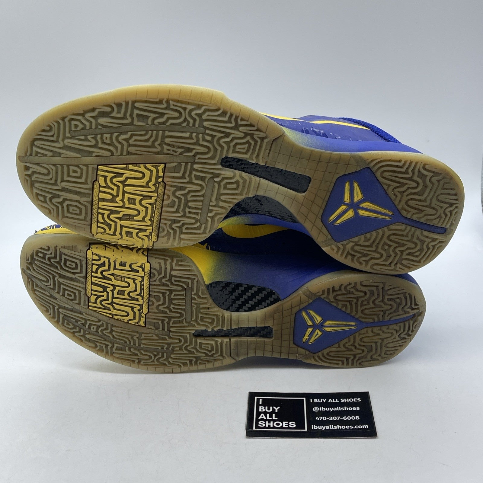 Size 10 - Nike Zoom Kobe 5 Protro 2020 5 Rings Blue Yellow Suede (CD4991400)