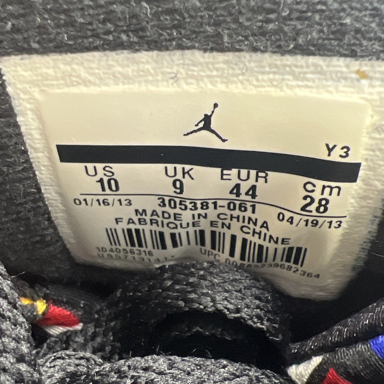 Size 10 - Air Jordan 8 Retro 2013 Playoff (305381-061)