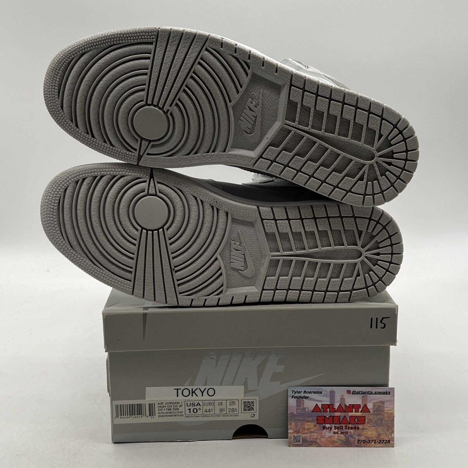 Size 10.5 - Air Jordan 1 Retro OG CO.JP High Tokyo Leather White (DC1788-029)