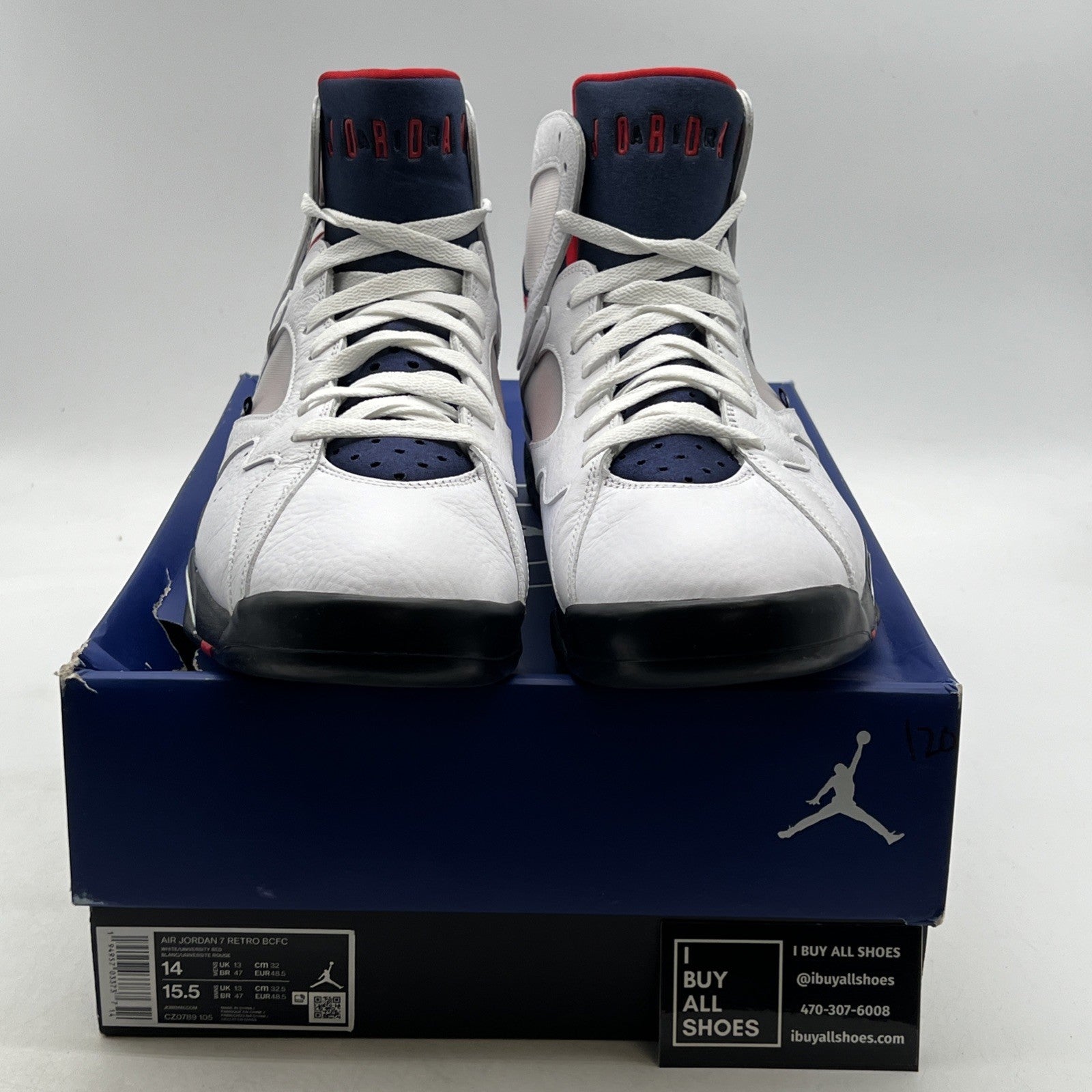 Size 14 - Paris Saint-Germain x Air Jordan 7 Retro Paname (CZ0789-105)