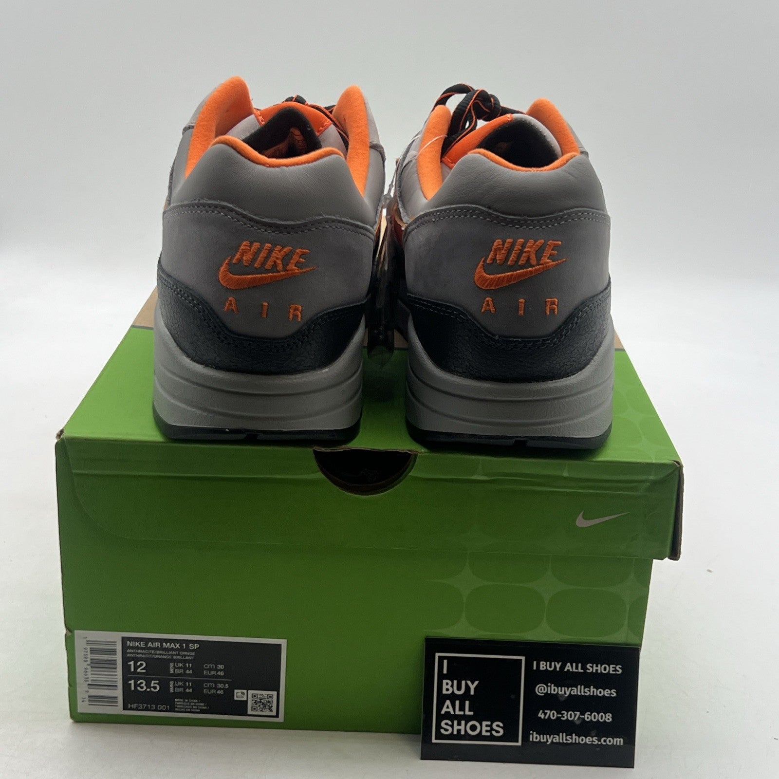 Size 12 - HUF x Nike Air Max 1 SP Orange (HF3713-001)