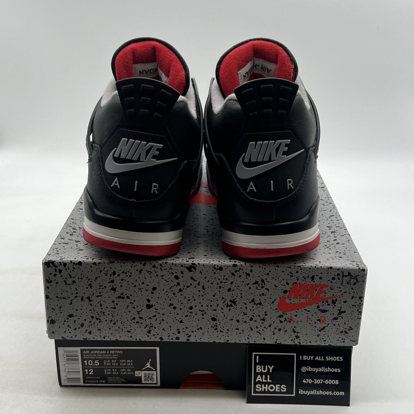 Size 10.5 - Air Jordan 4 Retro Bred Reimagined (FV5029-006)