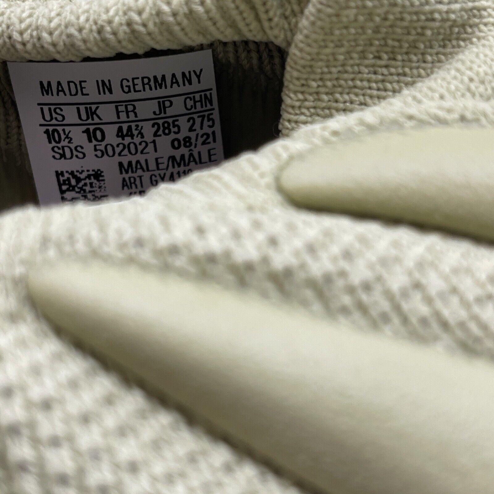 Size 10.5 - adidas Yeezy 450 Resin Green Suede Leather (GY4110)