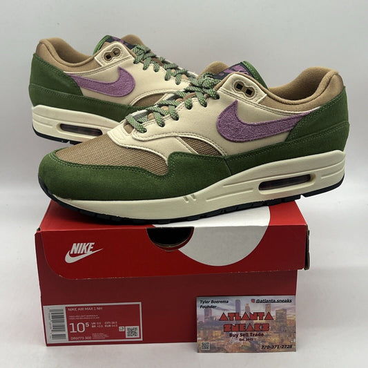 Size 10.5 - Nike Air Max 1 NH Treeline 2022 Brand New Og All