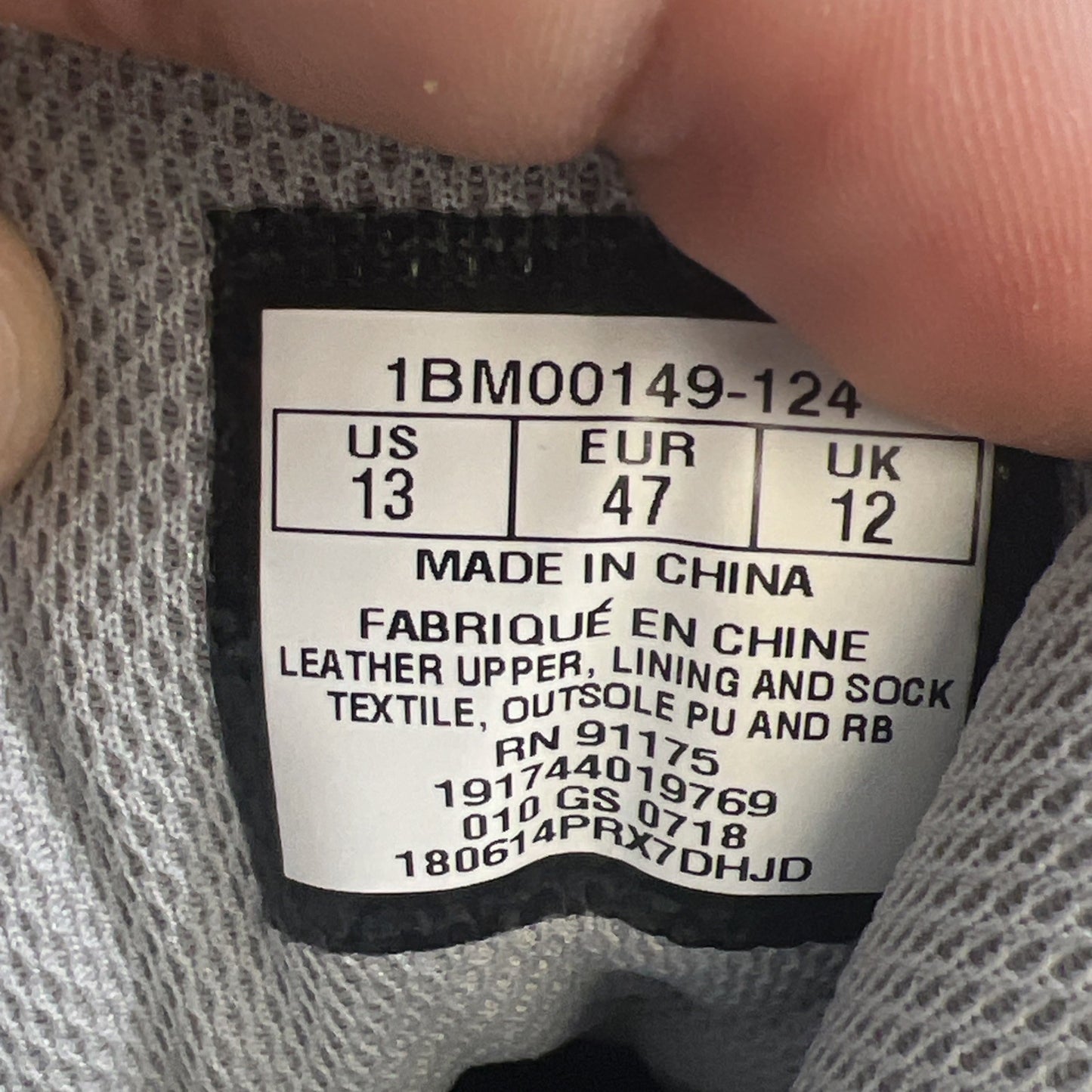 Size 13 - EWING ATHLETICS 33 HI - Navy/Grey (1BM00149-124)