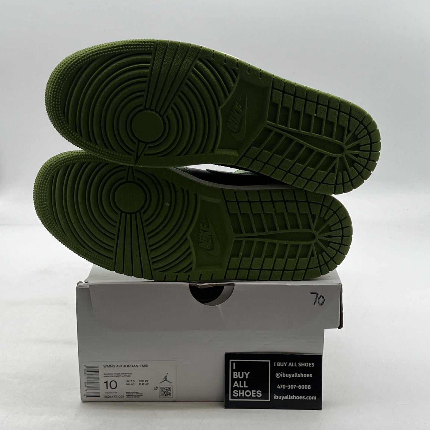 Size 10 - Air Jordan 1 Mid Altitude Green W (BQ6472-031)