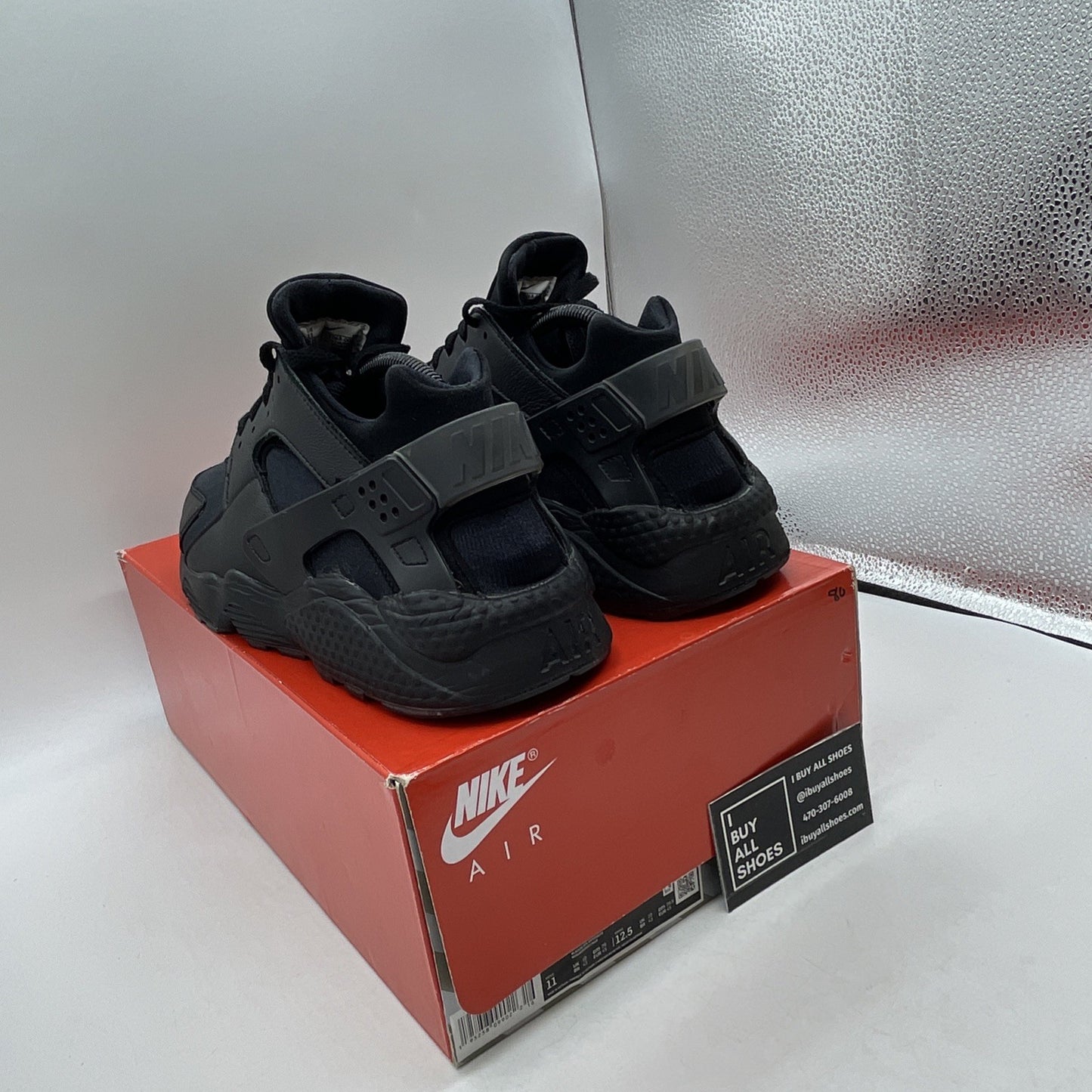 Size 11 - Nike Air Huarache Triple Black (DD1068-002)