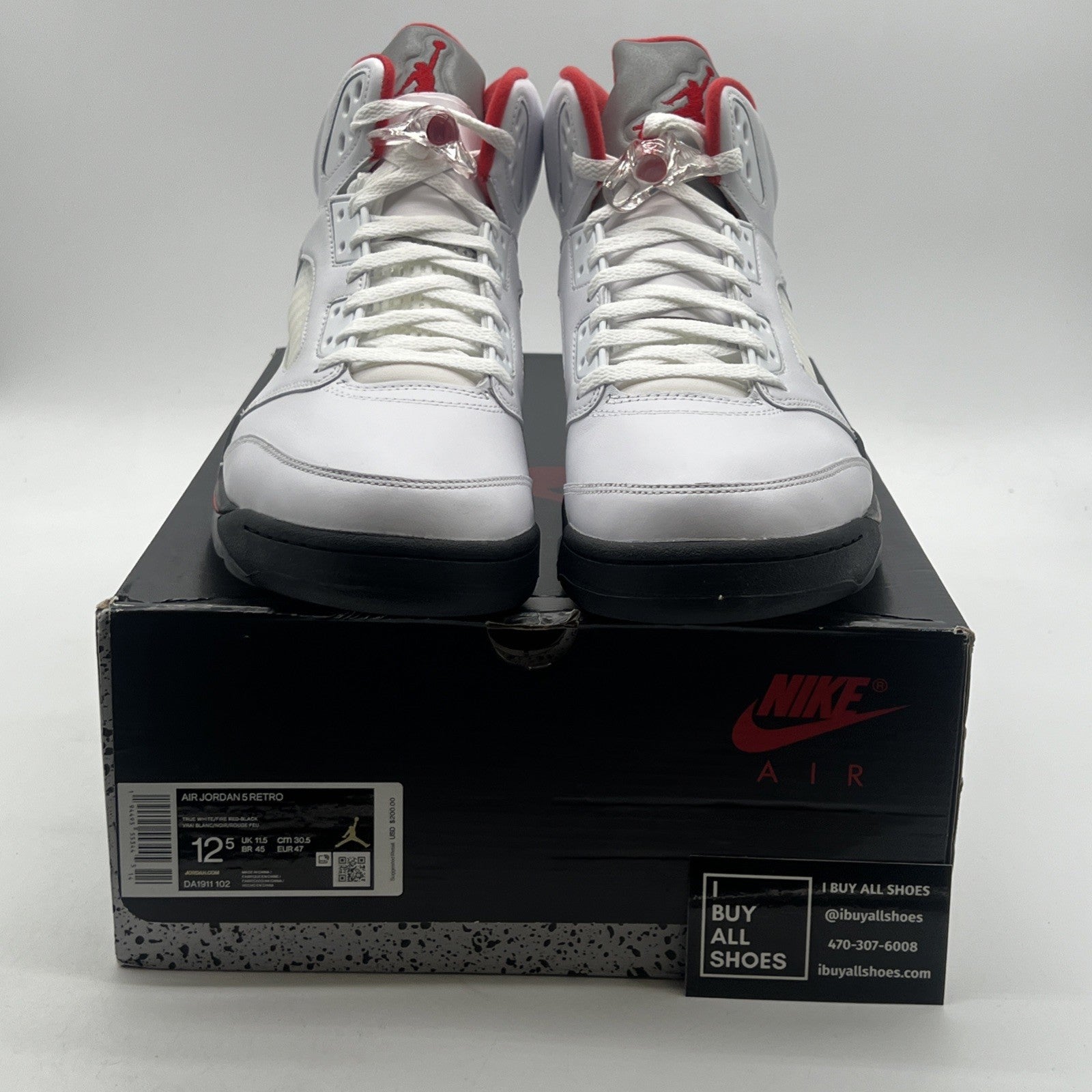 Size 12.5 - Air Jordan 5 Retro Mid Fire Red (DA1911-102)