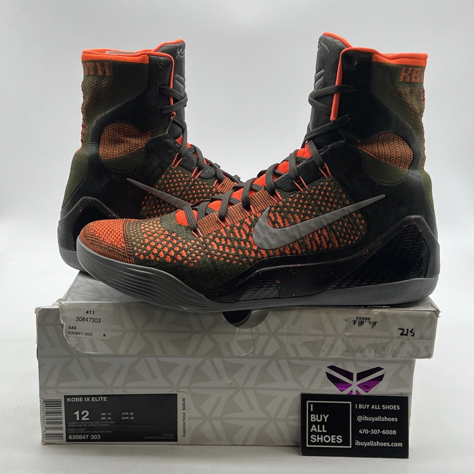 Size 12 - Nike Kobe 9 Elite Strategy (630847-303)