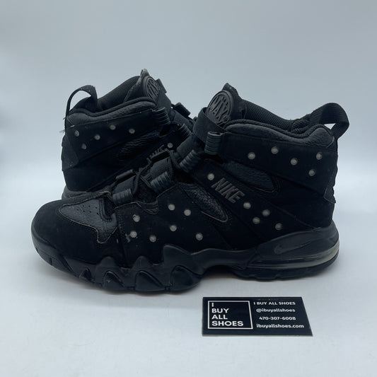 Size 10.5 - Nike Air Max 2 CB 94 Triple Black Suede Leather (DC1411-001)