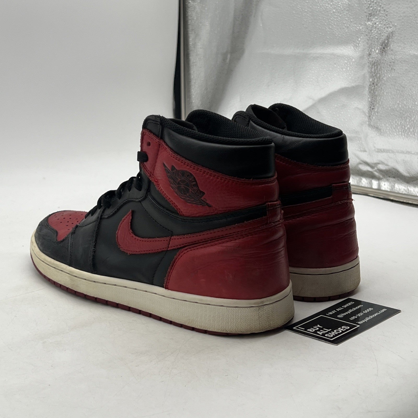 Size 12 - Air Jordan 1 Retro OG High Banned, Bred (555088-001)