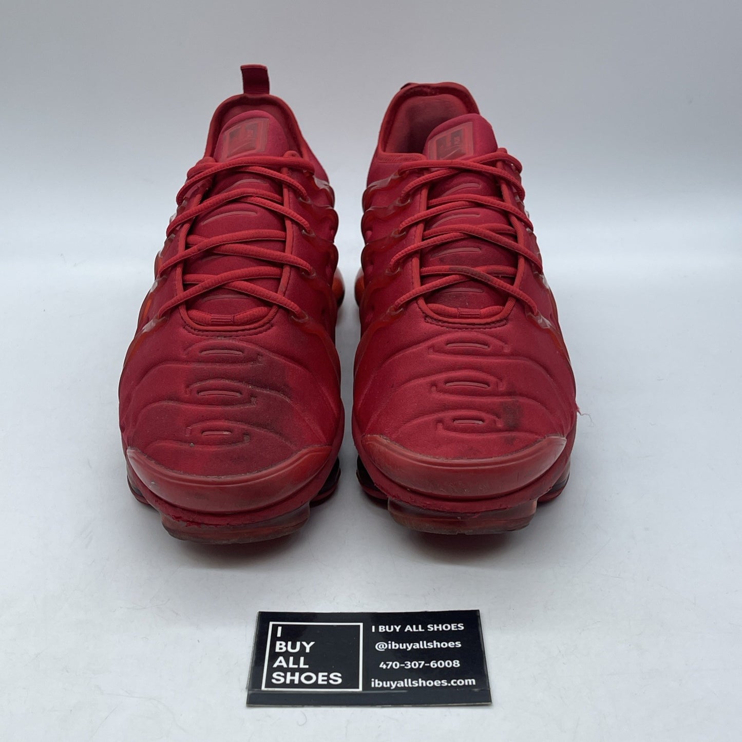 Size 11 - Nike Air VaporMax Plus Triple Red Suede Leather (CW6973-600)