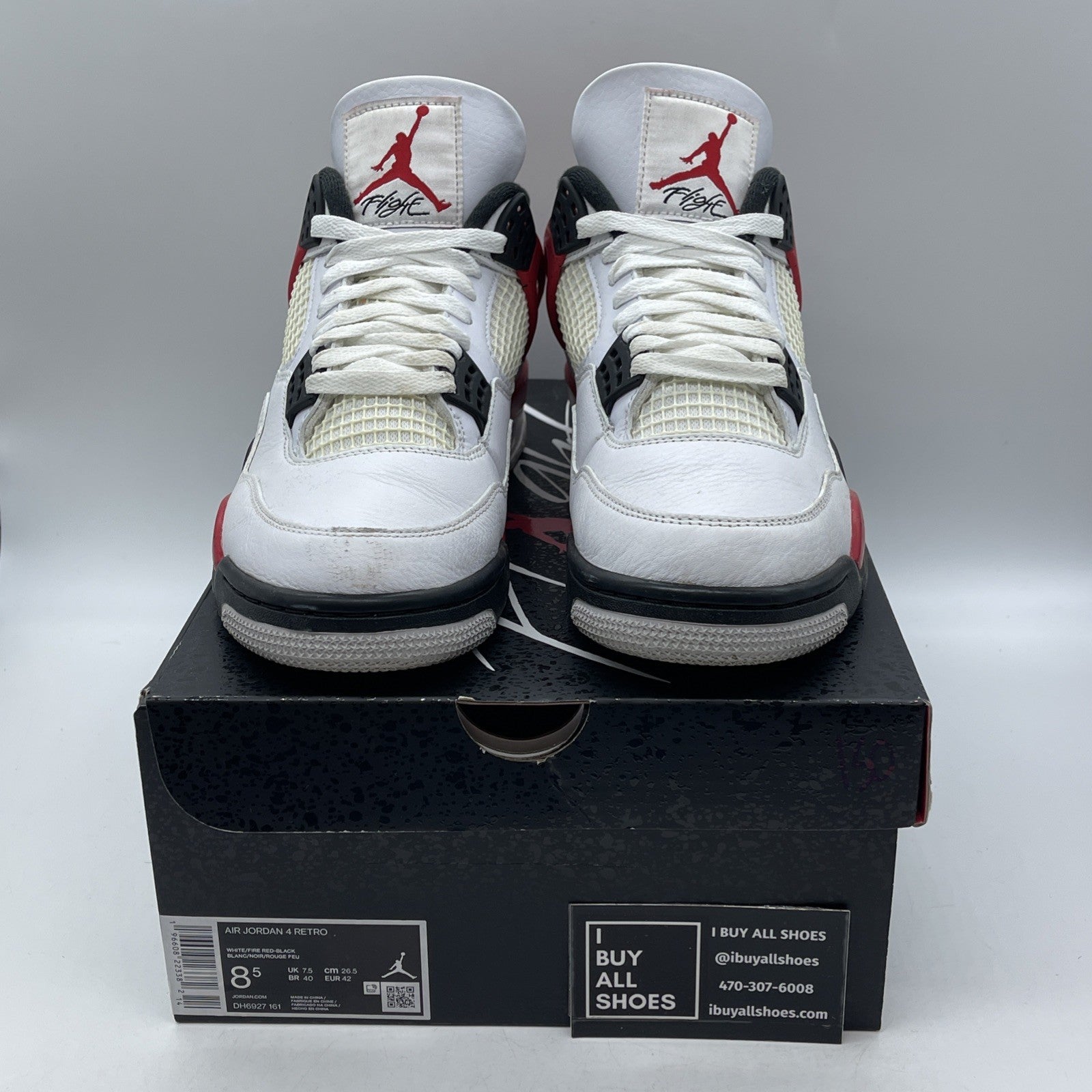 Size 8.5 - Air Jordan 4 Retro Mid Red Cement