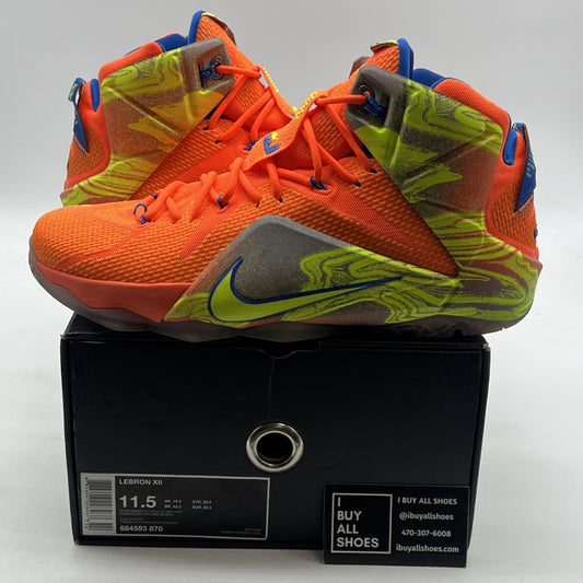 Size 11.5 - Nike LeBron 12 Six Meridians (684593-870)