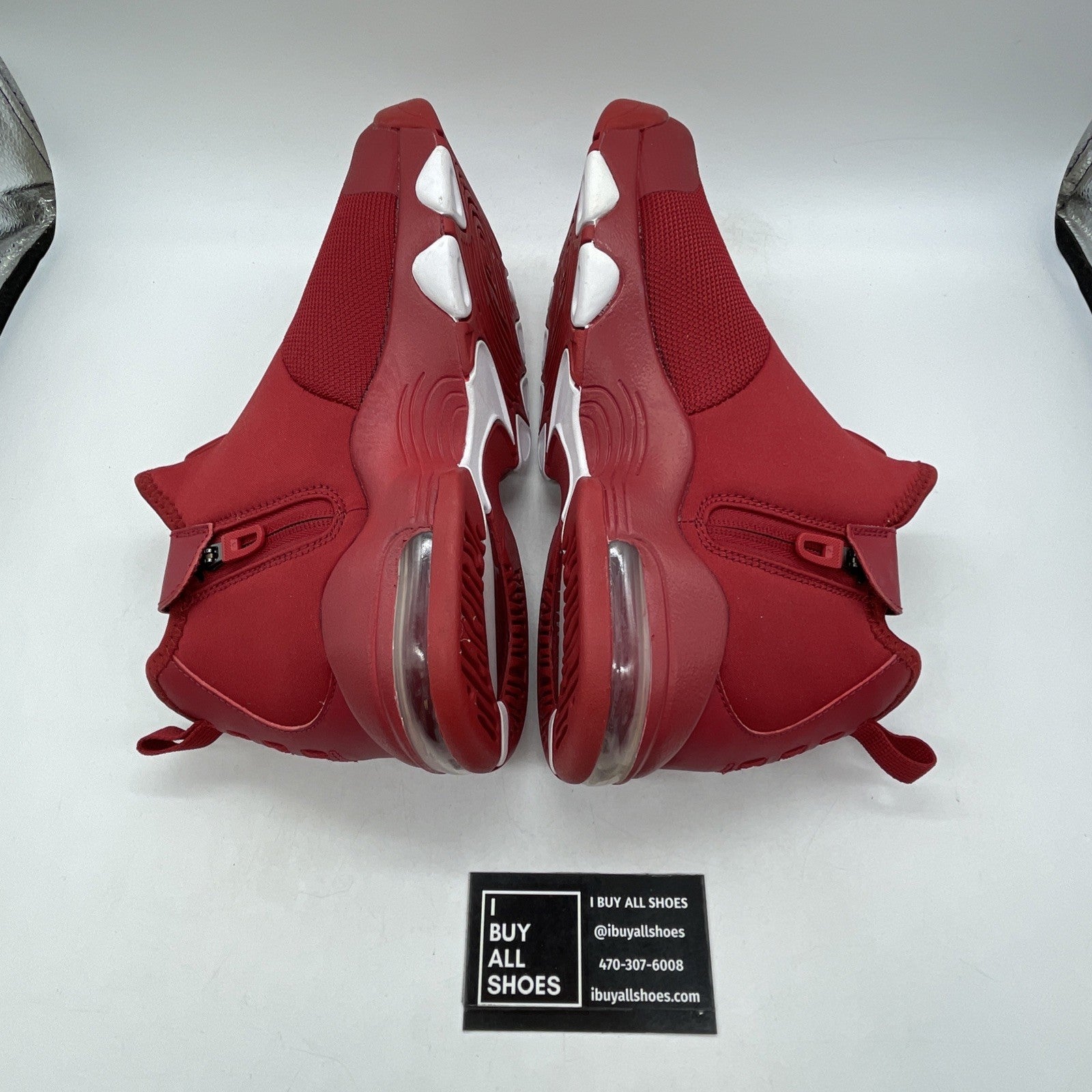 Size 9.5 - Nike Big Swoosh Gym Red White Suede Leather (832759-600)